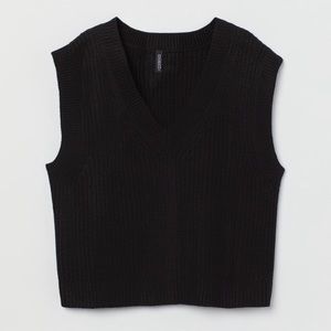 Divided H&M black Knit Vest
